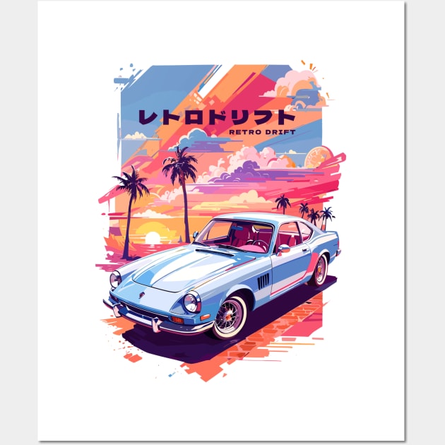 Classic Car Best Seller Wall Art by sanantaretro